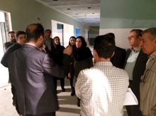 بازدید مهندس مصطفایی مدیر دفتر فنی دانشگاه از پروژه های خیر ساز شهرستان